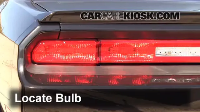 2010 Dodge Challenger RT 5.7L V8 Luces Luz trasera (reemplazar foco)